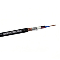 Câble RVVP 2 conducteurs *0.3 0.5 0.75 1.0mm Câble blindé Câble d'alimentation Fil de cuivre nu 300V 1.55mm 2.0mm 2.2mm 2.4mm