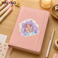 Pegatinas troqueladas Yingao Coquette Kawaii, adhesivas, impermeables y estéticas para diario, álbum de recortes y arte DIY
