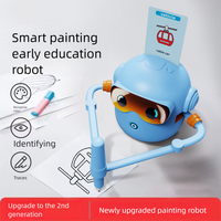 Nouveau Robot de Dessin et Peinture 2026 avec 100 Cartes, 5 Thèmes, 14 Stylos, Lumières et Sons - Machine d'Apprentissage Éducative pour Enfants de 5 à 13 Ans