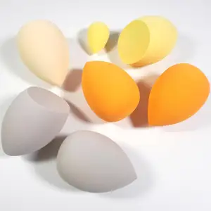 High Quality Soft Pu Facial Makeup Sponge Set For Liquid BB Cream Concealer