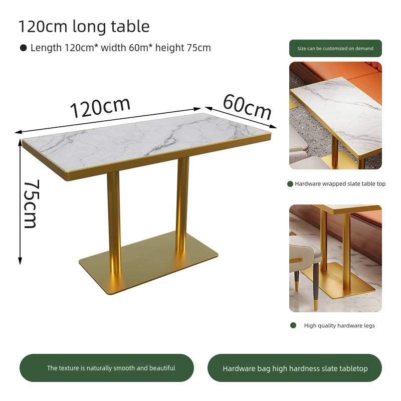 Tavolo lungo 120 * 60 cm