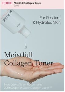 Tónico Facial Hidratante E.TUDE con Colágeno para Mujeres, Corea - Hidratación y Reafirmación, Piel Suave y Tersa - Product Image 2