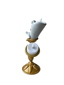 La Belle et la Bête Lumière, chandelier LED en résine, sculpture porte-bougie, statue Lumière, porte-bougie pour la décoration intérieure - Product Image 5
