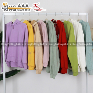 Felpa con Cappuccio KungFu KingAAA per Donna, Abbigliamento Invernale Coreano Usato, Felpa Oversize <span class=keywords><strong>Vintage</strong></span> per Uso Quotidiano - Product Image 5