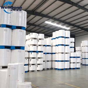 Welldone <span class=keywords><strong>Spunlace</strong></span> วัสดุผ้านอนวูฟเวนไม่ทอ spunbond PP แบบนอนวูฟเวนสำหรับผ้าอ้อมผ้าอนามัย - Product Image 4