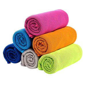 Portable Circular Silicone Wrapped Cold Towel Cooling Towel Quick Drying Polyester Fiber Towels Beach Accessories Sport Fitness - Product Image 1