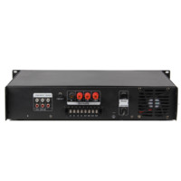 Amplificateur audio stéréo professionnel, 2 canaux, pour système d'adresse public
