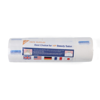 Fournisseur de bandeaux jetables pour le cou, rouleaux de papier de coiffure professionnels, salon de barbier, blanc, extensible, 5 rouleaux