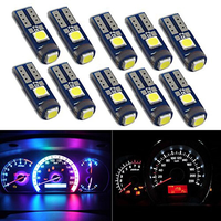 NOVKIR T5 74 37 73 3SMD LED 6000K Éclairage intérieur de voiture Tableau de bord Compteur de vitesse Panneau d'instrumentation Lumière de climatisation