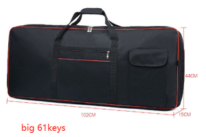 Borsa per Tastiera - Adatta per Pianoforte Digitale <span class=keywords><strong>a</strong></span> 61/76/88 Tasti, Custodia Impermeabile e Imbottita con <span class=keywords><strong>Tracolla</strong></span> e Maniglie, Logo Personalizzabile - Product Image 6