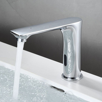 Usine infrarouge sans contact Ablution robinet capteur savon robinet boîte de commande corps en laiton salle de bain robinet intelligent avec capteur de mouvement