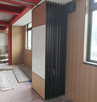 Cloison de séparation fonctionnelle Hall Murs de bureau temporaires Cloison de séparation de pièce pliante Cadre en aluminium Cloison mobile pour banquet d'hôtel