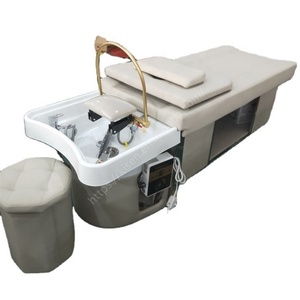 KISEN Hair Washing <b>Bed</b> Beauty Salon Water Circulation Spa Head <b>Bed</b> Thai Massage Shampoo <b>Bed</b> with Plumbing Shampoo Chair - Product Image 1