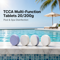 RHONDA 90% TCCA – Nettoyant granulaire en poudre anti-corrosion pour l'eau des piscines et spas extérieurs