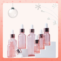 Bouteilles sérum vide d'huile essentielle en verre réutilisable, conteneur compte-gouttes, 5ml 10ml 15ml 20ml 30ml 50ml 100ml, en Stock, nouveau