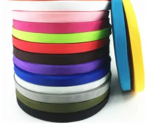 Custom 15mm Colorful Recycled PP Polyester Nylon Weaving Woven Seat Belt Strap Webbing Tape