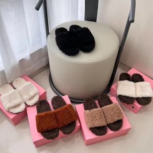 Sandalias de Plataforma de Lujo con Peluche Sintético para Mujer, Pantuflas de Alta Calidad, Cómodas para Exteriores, Tallas Grandes - Product Image 2