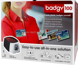 <span class=keywords><strong>Imprimante</strong></span> thermique <span class=keywords><strong>Evolis</strong></span> Badgy100 pour cartes d'identité, impression bord à bord CR80, badges pour le personnel/les écoles/les adhésions en stock - Product Image 5