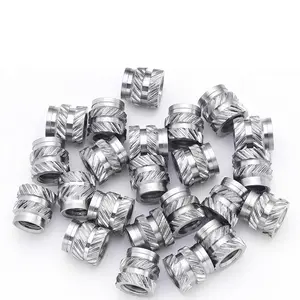 OEM CNC Machining M1.6 TO M10 QT IUB Series Stainless Steel Knurled Female Threaded Insert Nut for Shell Plastic Molding