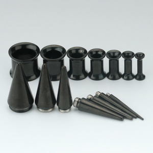 <span class=keywords><strong>Oreille</strong></span> civière Kit Piercing boucles d'oreilles en acier inoxydable bouchons d'<span class=keywords><strong>oreille</strong></span> 2-20mm extenseur jauges chair Tunnel corps Piercing bijoux - Product Image 4