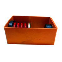 Support combiné ressort-caoutchouc Easyflex avec trou supérieur de 12 mm, capacité de charge de 550 lb pour le contrôle des vibrations des équipements lourds