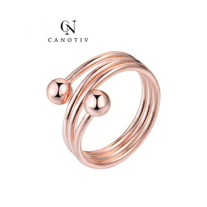 Anneau magnétique en cuivre massif pur antique pour la santé <span class=keywords><strong>Bio</strong></span> bijoux énergie scalaire dames bagues - Product Image 3