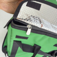 Sac isotherme robuste en Oxford 600D avec doublure en aluminium réfléchissant pour camping, pique-nique et livraison de repas en extérieur