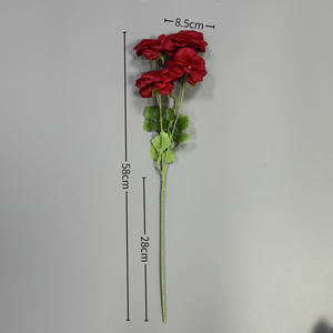 ดอกโบตั๋นผีเสื้อประดิษฐ์ 4 หัว ดอกไม้ปลอมทำจากผ้าไหม สำหรับถ่ายภาพงานแต่งงาน ตกแต่งบ้านและสำนักงาน - Product Image 3