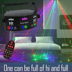Lumières à faisceau mobile à effet laser LED 15 yeux, projecteur <span class=keywords><strong>de</strong></span> boule disco LED, lampes laser, lumières <span class=keywords><strong>de</strong></span> scène <span class=keywords><strong>de</strong></span> boîte <span class=keywords><strong>de</strong></span> <span class=keywords><strong>nuit</strong></span>, télécommande - Product Image 3