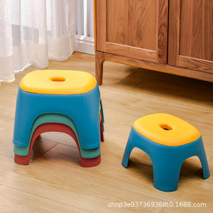Seven Powers Plastic <b>Low</b> <b>Stool</b> Non Slip Footrest Shower Bench Size QL005 - Product Image 2