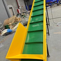 Chaîne de montage antidérapante d'équipement de bande transporteuse mobile de grande inclinaison logistique d'entreposage industriel escalade d'escalier pour