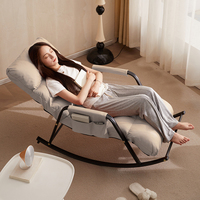2025 Nouveauté Fauteuil Paresseux Adulte pour Salon, Rocking Lounge, Balcon, Sac de Haricots Dormeur, Fauteuil Détente Nouveau Style