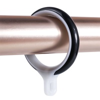 Anneau de suspension pour rideau, Anneau de traction, Anneau silencieux épaissi, Anneau à boucle circulaire, Anneau de suspension circulaire, Anneau de suspension, Tringle à rideau
