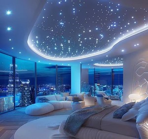 Tùy chỉnh Twinkle sợi quang ánh sáng sao Tấm trần cho trần trang trí - Product Image 5