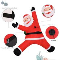 Décorations de Noël exclusives pour fêtes transfrontalières, accessoires de décoration de lieux, ornements suspendus de jardin, gonflables LED en polyester