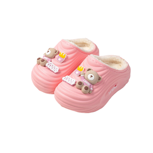 Pantuflas de Algodón para Niños, Otoño-Invierno, con Peluche, Antideslizantes, Suela Gruesa, Plataforma, para el Hogar, Gran Venta - Product Image 4
