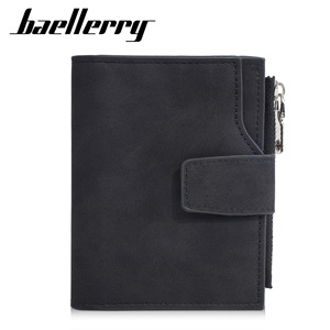 กระเป๋าสตางค์แบบซิปขนาดเล็ก Baellerry สำหรับทุกเพศทุกวัย สีพื้น พร้อมช่องใส่บัตร ใช้ได้ทุกวัน - Product Image 5