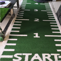Terrain de Cricket de 50mm gazon artificiel tapis vert gazon artificiel pour Futsal Gym Fitness Football stade de Football f
