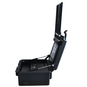70MHz-6GHz Detectar Frequência 5KM Detecção Drone Portátil com Drone Posicionamento de UAV <span class=keywords><strong>Detector</strong></span> para Solução de Segurança Pública - Product Image 4
