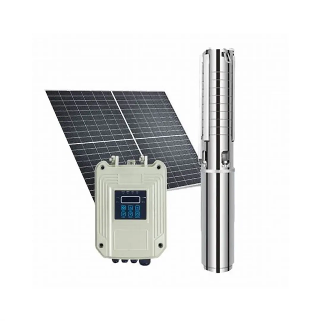 Iso9001 Solar Hogedruk Waterpomp 750W 3.5m3 Diepe Put Zonne-Energie Dompelbare Waterpomp Voor Thuisgebruik