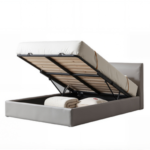 <span class=keywords><strong>Base</strong></span> <span class=keywords><strong>letto</strong></span> <span class=keywords><strong>matrimoniale</strong></span> in metallo con contenitore e sollevamento a gas, resistente - Product Image 3