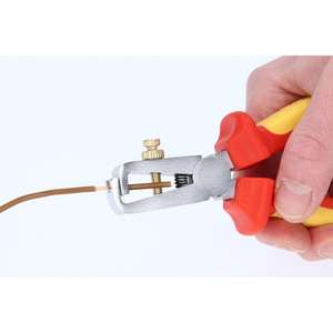 เครื่องมือที่ยอดเยี่ยม-คีมปอกสายเคเบิล VDE BT068014ขนาด160มม.-คีมหุ้มฉนวน4042146870556 1000V และคีมหุ้มฉนวน - Product Image 5