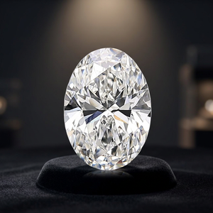 Diamant de laboratoire ovale certifié IGI, taille excellente, couleur DEF, clarté VVS VS1, pour la fabrication de bijoux - Product Image 3