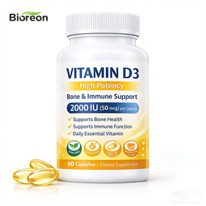 ויטמין <span class=keywords><strong>D3</strong></span> לבריאות מערכת החיסון, כמוסות רכות סידן, תוספי תזונה טבעוניים, 10000 יואו ויטמין <span class=keywords><strong>D3</strong></span>, כמוסות ג'ל רכות - Product Image 5