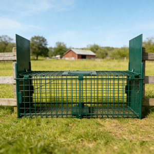 Cage pliable en treillis métallique pour attraper et libérer les animaux sauvages (chats, chiens, serpents, ratons laveurs) - Product Image 5