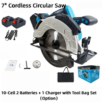 Scie circulaire électrique multifonctionnelle portable sans fil, outil de coupe industriel et de bricolage pour le bois, le métal, le marbre et la pierre