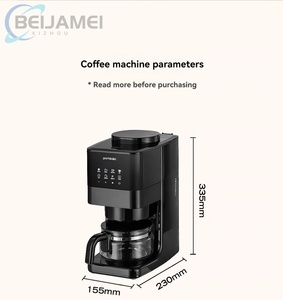 Cafetera Estilo Americano, Máquina Integrada de Molienda Totalmente Automática para Uso Doméstico, Extracción en Frío - Product Image 2