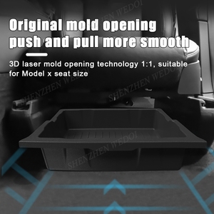 Accessoires de <span class=keywords><strong>voiture</strong></span> sous le siège organisateur stockage organisateur boîte <span class=keywords><strong>pour</strong></span> tesla modèle X <span class=keywords><strong>voiture</strong></span> boîte stockage - Product Image 4