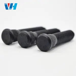 9/16x18 Serrated Wheel Stud Knurl Length Compatible Black Lug Blot With Select Ford Models For Toyota WS490