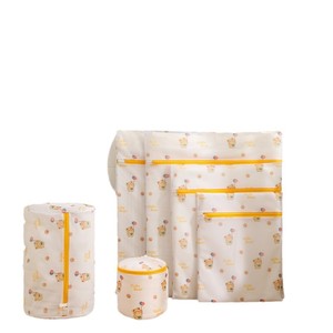 Cartoon Print Laundry Mesh Bag Polyester Washing Machine Protective Wash Bag For <b>Clothes</b> Underwear - Product Image 5